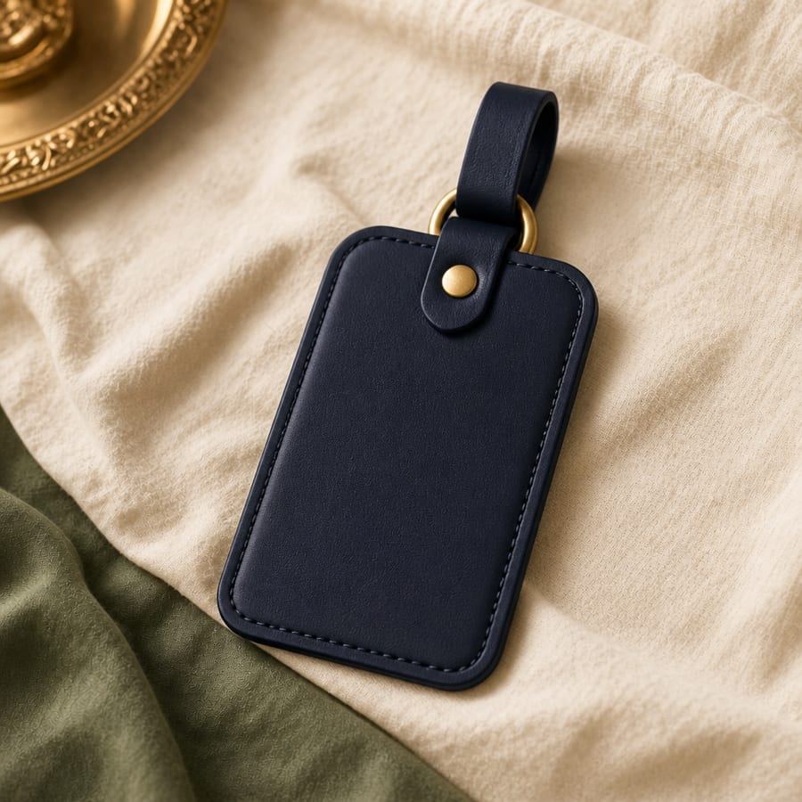 Personalise Par Leather Bag Tag